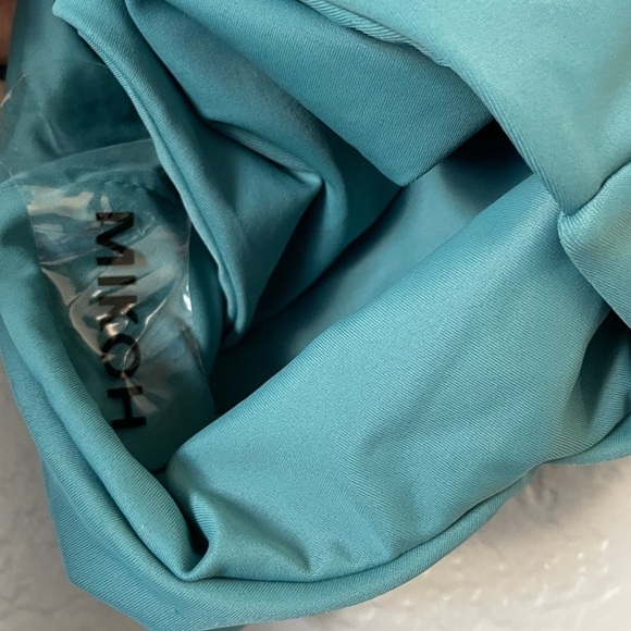 NWOT MIKOH Lana Tie Front One Piece Swimsuit X-Small - Picture 6 of 10